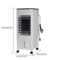 220V 50HZ oro kondicionierius ventiliatorius aušintuvas ventiliatorius ledo drėkintuvas Galingas vėsinantis oro kondicionierius vėjo vasaros aušintuvas Cool +4 vnt ledo kristalas gray