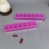 1 vnt. savaitinis tablečių dėklas, nešiojamas kelioninis vaistų dėklas, maža dėžutė kapsulėms ir vitaminams 1pc