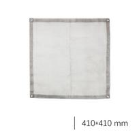 Portable Fire Pit for Camping BBQ Outdoor Steel Mesh  Grill Quick Assembly Durable Lightweight Travel Picnic Camping Net white