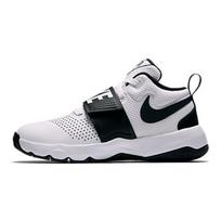 Nike Team Hustle D 8 White Black GS Sneakers 881941-100 36