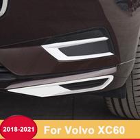 „Volvo XC60 2018“ automobilio kėbulo detektoriaus ABS chromo apdaila automobilio priekinio rūko žibinto gaubto žibinto rėmo lipdukas A