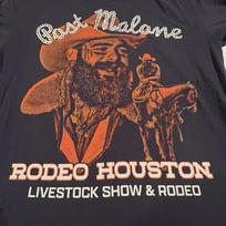 Remake Post Malone Sold Out Rodeo Houston 2025 Charcoal Unisex Unisex T-Shirt XL