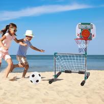 Basketball Hoop For Pool Backyard Football Goal Interactive Floating Basketball Hoop With Football Goal For Kids Teens Outdoor China Mainland