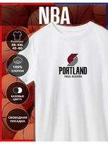 Portland Blazers NBA Print T-Shirt XL