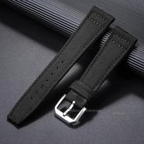 Nylon Canvas Watch Strap for IWC Pilot 20mm 21mm 22mm Strap Waterproof Sport Watch Strap Cowhide Wrist Belt Men Women Bracelet 22mm&no logo ruda