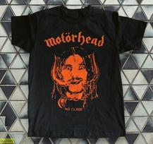 Motorhead No Class Logo Heavy Cotton Black Unisex Tshirt Size S5XL Unisex T-Shirt XXXL