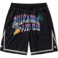 Li Ning X Billionaire Boys Club Skateboard Series Letter Print Lace-Up Comfortable Casual Shorts Men Shorts Black AKSU947-2 M