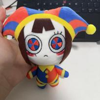 Cute The Amazing Digital Circus Plush Keychain Set 3pcs Pomni Jax Caine Soft Mini Dolls for Fans Bag Charm and Birthday Present 10cm