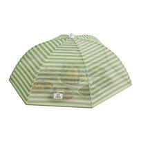 Sulankstomas tinklinis maisto uždangalas nuo uodų, stalo tinklinis maisto uždangalas, apsauga nuo vabzdžių, vaisių uždangalas Green Style B beige