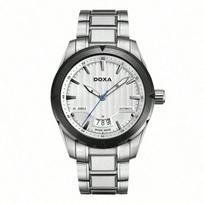 DOXA Men's Mechanical Silver Watch D112BWH sidabras