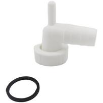 30mm White Appliance Hose Connector for Washing Machine and Dryer with Washer Nut for Leak Resistant Installation China Mainland