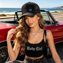 Sun Protection Trucker Caps Adjustable Baseball Hats Fashion Sequins Baseball Cap  Outdoor juoda