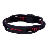 Phiten Apyrankė X50 Silikoninė Hibridinė Juoda 17cm 17cm juoda