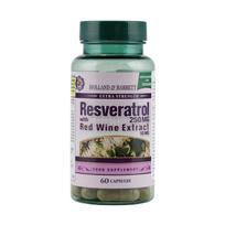 H&B Resveratrolis 250 MG, 60 kapsulių