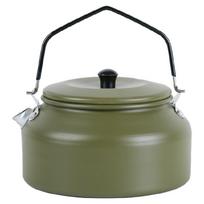 Aluminum  Camp Coffee Pots Portable Teapot Camping Kettle Stovetop Whistling Teapot Camp Teas Coffee Pots Enduring žalia