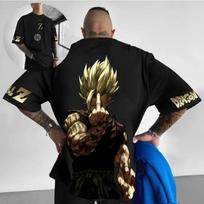2026 Summer Dragon Ball Gym Mens Printed Cotton TShirt  100 Cotton  Unisex  Kids Casual Wear Oversized Fitness Workout S