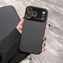 Silicone Soft Case for iPhone 17 Pro Max: Drop-proof, Skin-like Texture, Large Window iPhone 12 Pro juoda