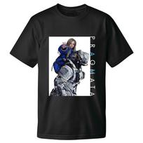 Game PRAGMATA Key Art T-shirt Cotton Short Sleeve Summer Streetwear O-neck Fashion Graphic Print Tee Male Tshirt - Men's Summ... S įvairiaspalvis