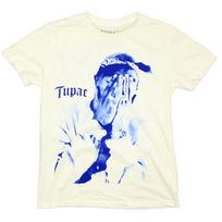 Tupac Bandana Tee - Me Against the World Shirt Blue/Cream M
