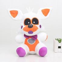 25cm/9.8inch Plush Toy,Cute White-Yellow Foxes Anime & Comic Game Peripherals FN Stuffed Animal Doll Children's Gift Collection