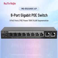 Ruijie RG-ES210GC-LP 8-Port Gigabit PoE Managed Switch