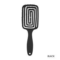 Pro Curved Vent Styling Brushes for Women Wet Dry Curly Thick Hair Anti-static Detangler Paddle Brush With Nylon Bristles juoda