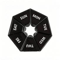 New Weekly Pills Organizer Pill Separator Box Travel Small Medicine Box for Drugs Container for Tablets Vitamin Box FYQ20 juoda