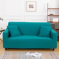 Vienspalviai elastingi sofos užvalkalai svetainei Stori segmentiniai kampiniai užvalkalai Sofos užvalkalas L forma Reikia pirkti 2 vnt. 1-Seat 90-140cm povo mėlyna spalva