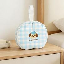 Large Capacity Underwear Storage Bag Folding with Zipper Intimate Clothes Bag Handheld Breathable Lingerie Pouch Business Trip mėlyna