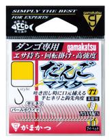 Gamakatsu Rose T1 Dango Master Hook (Pearl White) 4 Fishhooks medium size balta
