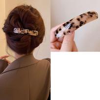 PVC spyruoklinis klipsas lankas didelė plaukų segtukas kūrybiškas leopardo rašto plaukų segtukas moteriškas style 4