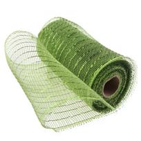 Tinklelio juostelė su folija, kiekvienas ritinys vainikams, lankams, apvyniojimas ir dekoravimas One Size