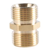 High Pressure Washer Hose Extension Connector Adapter M22-15mm M22-14mm Male Adapter M22-14 to 15MM Male Brass Fitting 15