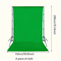 Photography Background Backdrop Cloth Smooth Green White Black Pure Cotton Chromakey Screen Photo Studio Live Streaming žalia