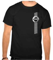 Nissan Logo Car Black T-Shirt - 744- S