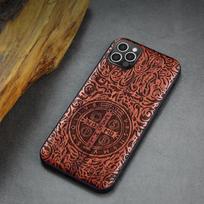 Tikro medžio telefono dėklas iPhone 15 Pro Max dėklui Atsparus smūgiams medinis dangtelis iPhone 11 12 13 14 15 Pro XR XS Max 7 8 Plus Funda for iPhone 15