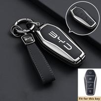 Zinc Alloy Car Key Case for BYD Tang L EV DM DMi DM-i 2022 2023 2025 2026 Keychain Remote Cover Shell Holder Fob Accessories for BYD Tang