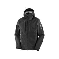 Salomon Outline Gore-Tex 3L GTX Vandeniui atsparus Vėjui atsparus apvalkalas Striukė Vyriškos striukės Gili Juoda LC2536500 XS black