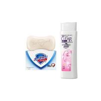 Safeguard Pure White Soap & CLEAR Shampoo Bundle