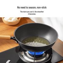 Midea 30cm Stainless Steel Wok & Frying Pan