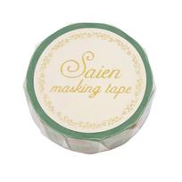 SAIEN Shiba Inu and Japanese Sweets 15mm x 7m Masking Tape Shiba Japanese Washi Tape - Dog, Inu, Animal, Sweets, Food, Cute, UR-3087