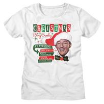 Bing Crosby Christmas Songs Jingle Bells Women's T Shirt Jazz Music Movie Merch M