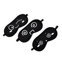 Funny Cartoon Sleep Eye Mask 3D Memory Foam Breathable Comfort Fabric Blindfold for Travel Nap Shift Work Rest Random styles 1pc