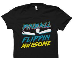 Pinball Gift. Pinball Shirt. Arcade Gamer Gift. Arcade T-Shirt. Arcade Gamer Shirt. Pin Ball Shirt. Retro Gamer Pinball Flippin' #OS5889 M