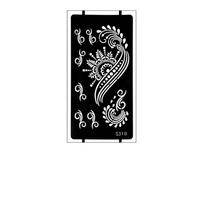 Legs Arm Henna Tattoo Stencil Stickers Lace Fake Tattoo Body Art Sticker  India Mehndi S 0318
