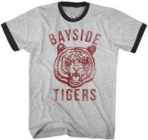 Saved By The Bell Bayside Tigers School Mascot Ringer Men's T Shirt 3XL