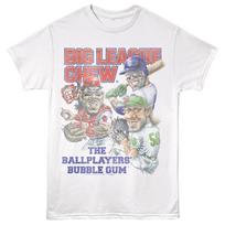 Big League Chew The Players Bubble Gum Pitcher Batter Catcher Men's T Shirt 4XL