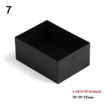 „Pasidaryk pats“ aukštos kokybės instrumentų dėklas, elektroninis projektinis dėklas, vandeniui atsparus dangtelis 30x20x15mm