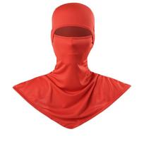 Neck Covers Snowboarding Skiing Cycling Helmet Balaclava Face Mask Mesh Face Cover Hiking Scarves raudona