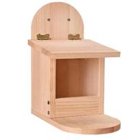 Creative Removal Cover Eco-friendly Squirrel Feeder Wooden Bird Food Pet Accessories